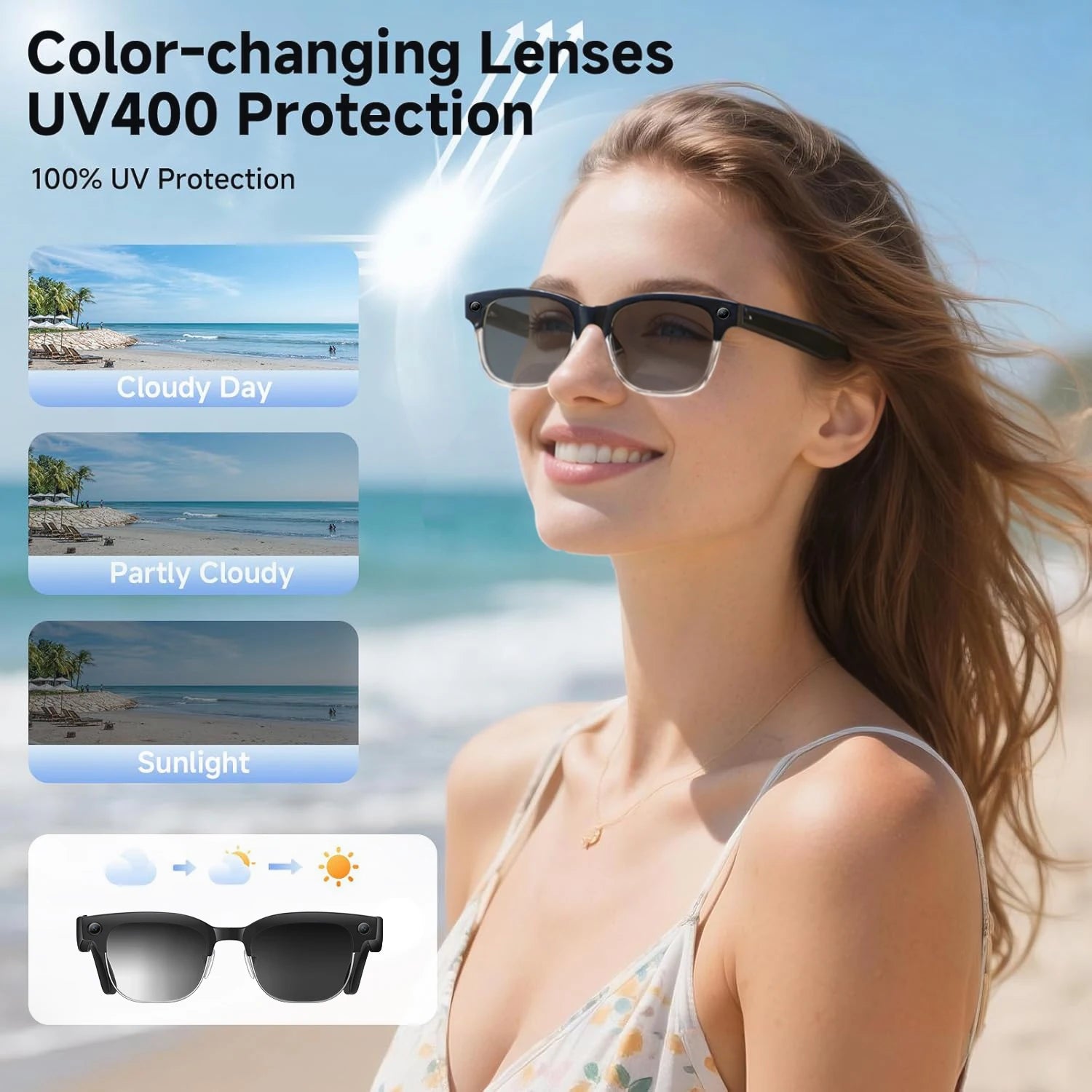 2026New 800W Pixel Camera Smart Glasses.