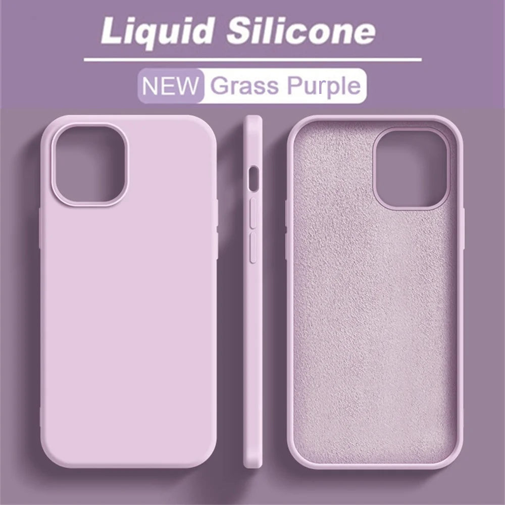 Soft Liquid Silicone Cases for Apple (iPhone)