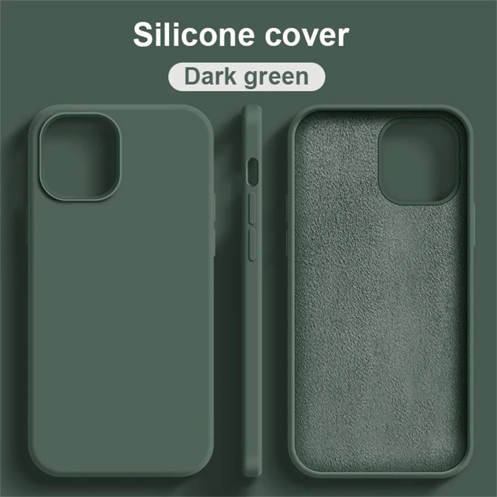 Soft Liquid Silicone Cases for Apple (iPhone)