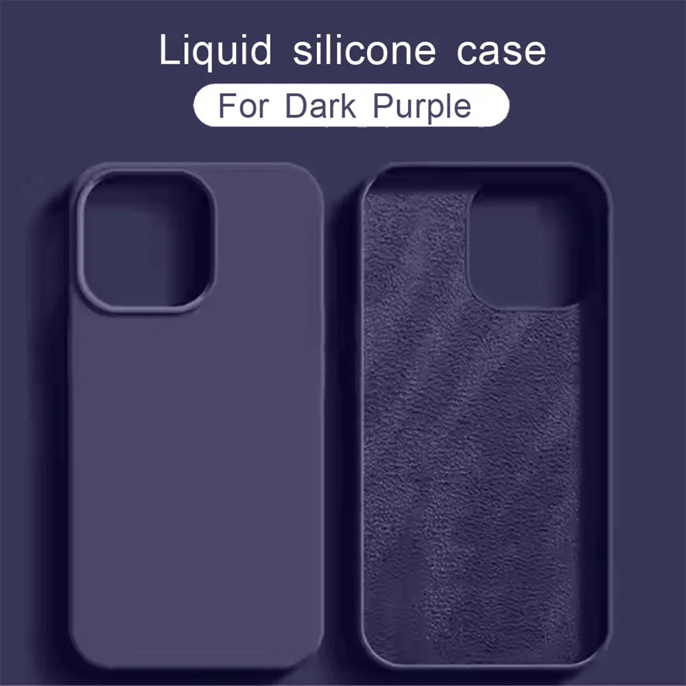 Soft Liquid Silicone Cases for Apple (iPhone)