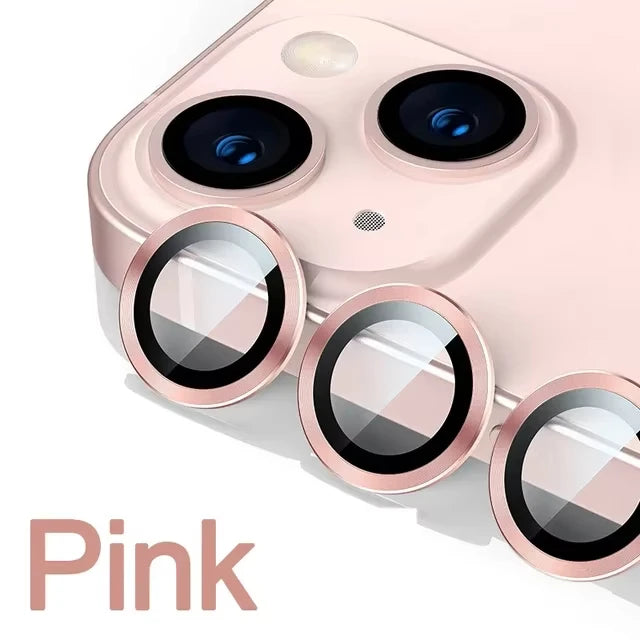 Metal Camera Lens Protector Glass For iPhone 16 17 15 13 11 12 14
