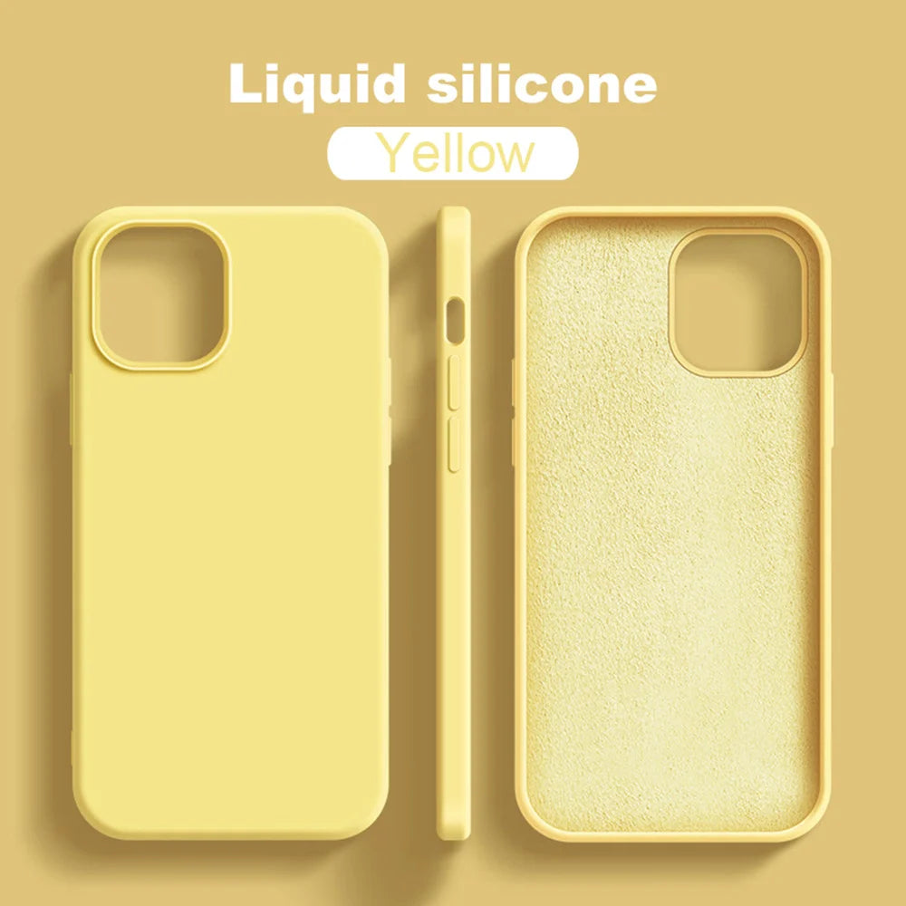 Soft Liquid Silicone Cases for Apple (iPhone)