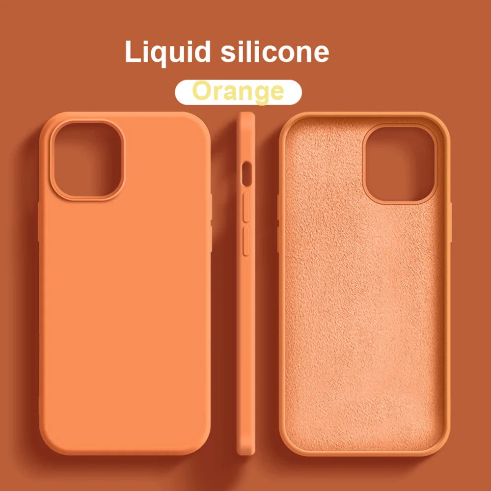 Soft Liquid Silicone Cases for Apple (iPhone)