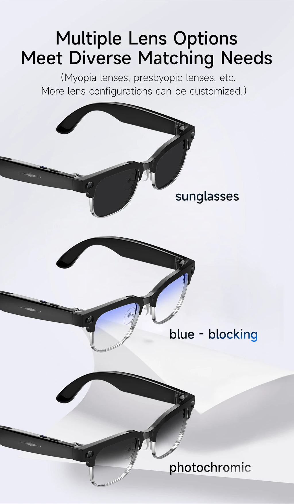 Smart Glasses 4K HD Upgrade