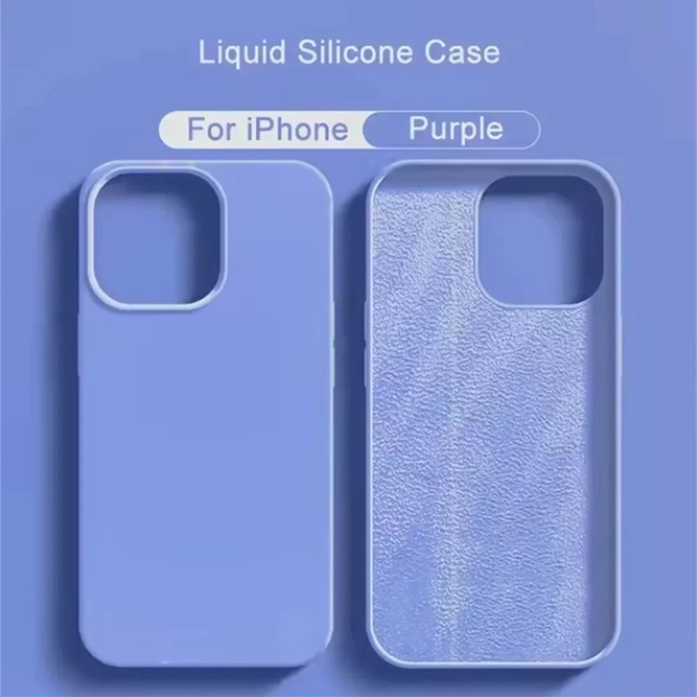 Soft Liquid Silicone Cases for Apple (iPhone)
