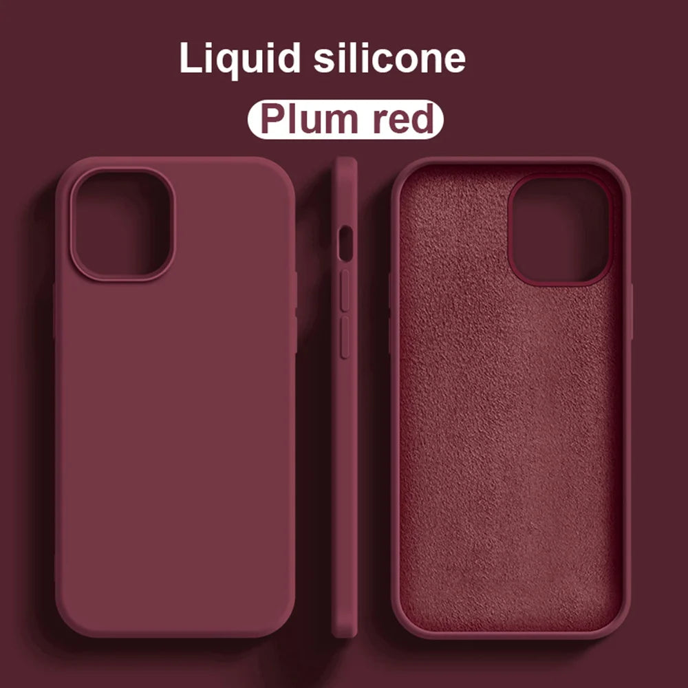 Soft Liquid Silicone Cases for Apple (iPhone)