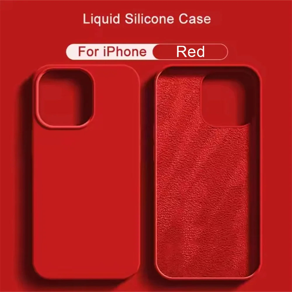 Soft Liquid Silicone Cases for Apple (iPhone)