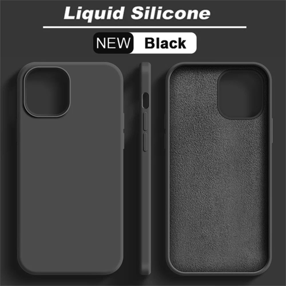 Soft Liquid Silicone Cases for Apple (iPhone)